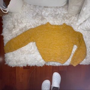 Forever 21 Cropped Knit Sweater